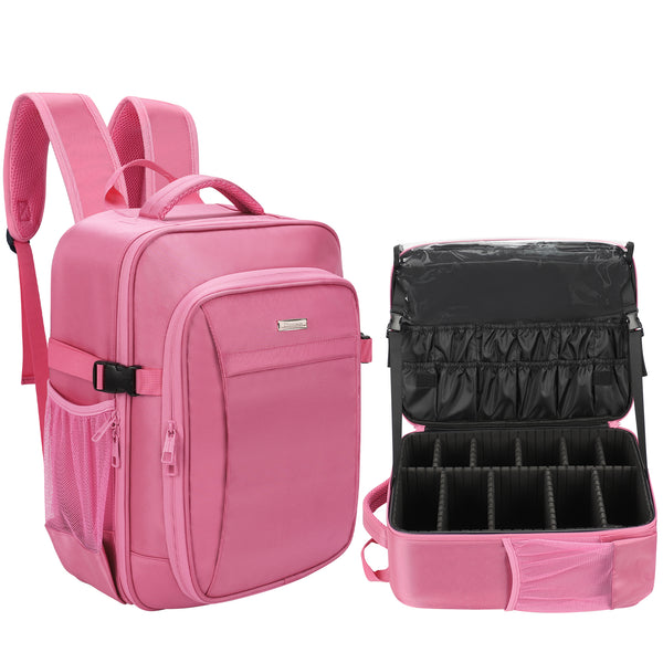 Professional Makeup Bag For Makeup Artists, Rose Pink